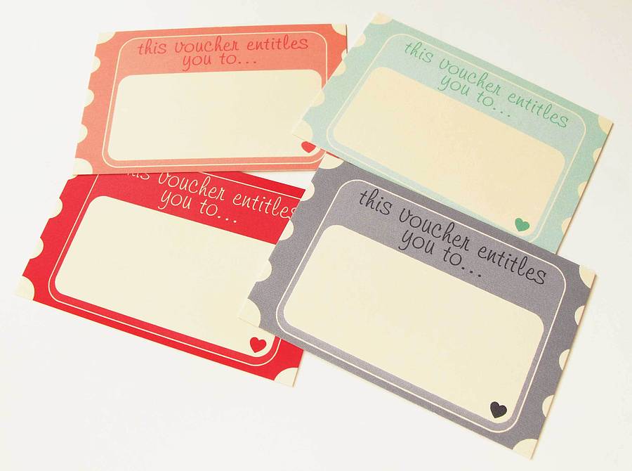 Love Voucher Token Book