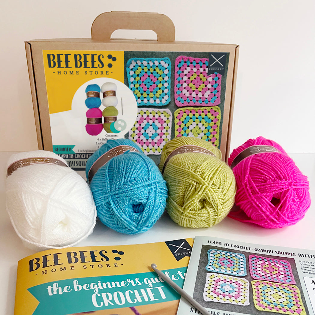 Beginners DIY Learn To Crochet Kit By Bee Bees Homestore